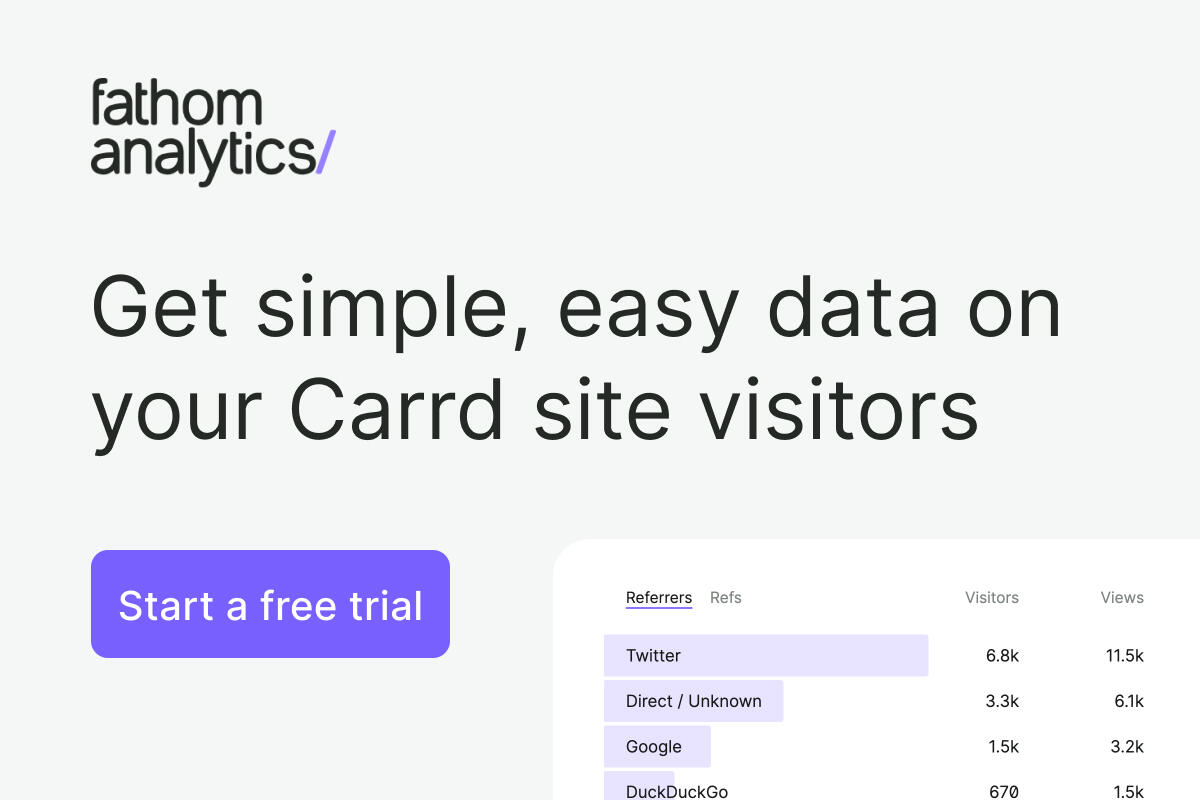 Fathom Analytics