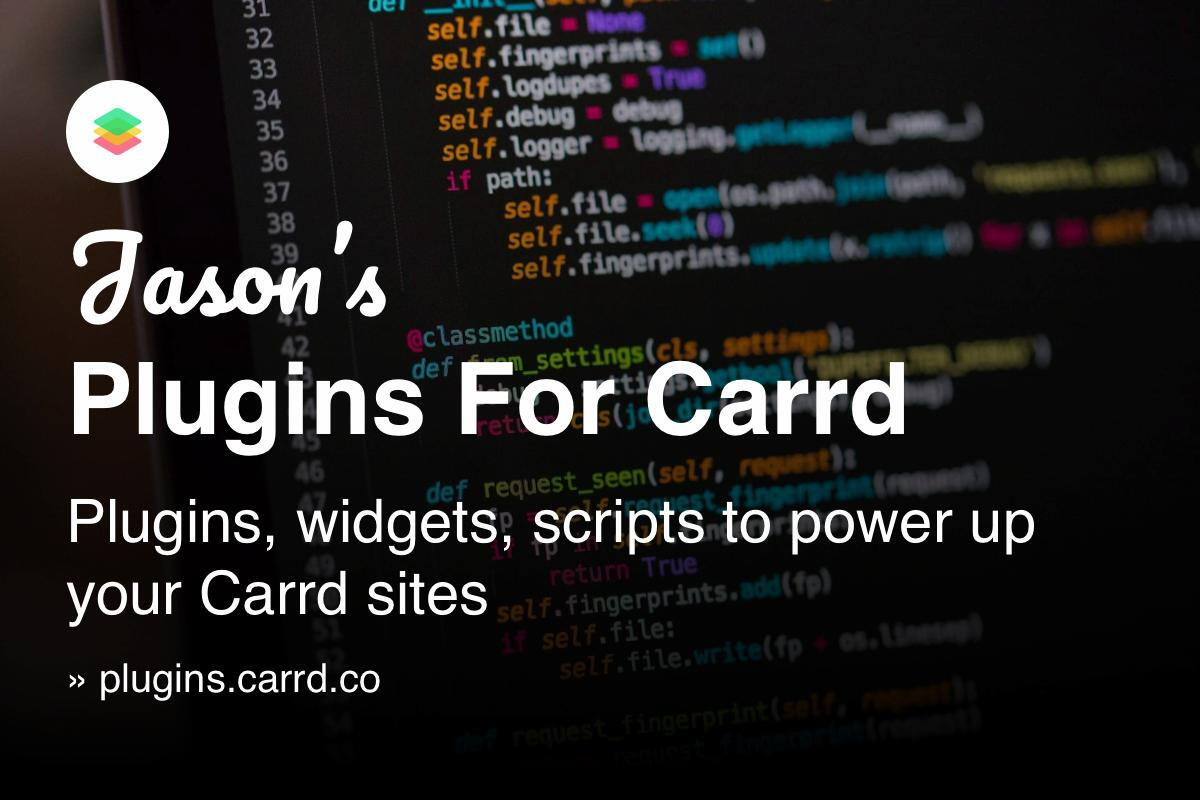 Jason's Plugins
