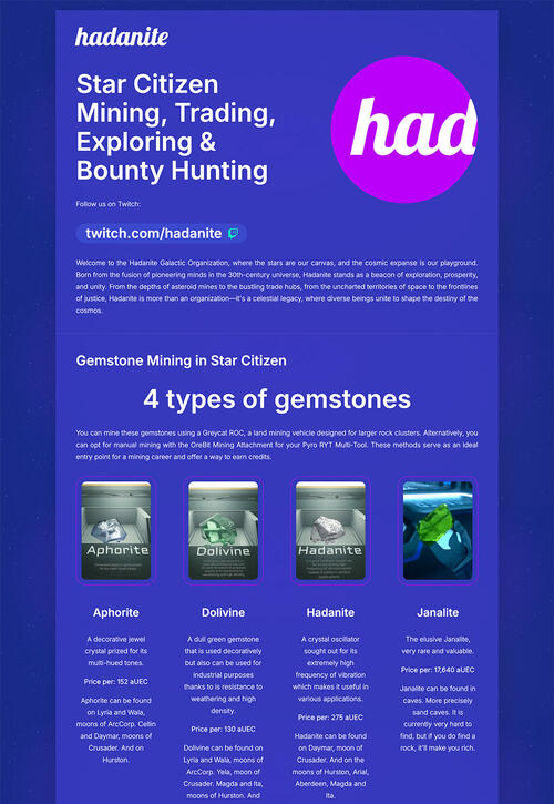 hadanite.com
